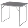 Kép 1/3 - Összecsukható kemping asztal, hordozófüllel, 80 x 60 x 69 cm, szürke