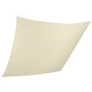 Kép 4/6 - Négyzet alakú vízlepergetős napvitorla, árnyékoló, fémhorgokkal, 170g/m2, 3 x 3 m - krém