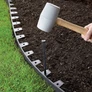 Kép 3/7 - Rugalmas gyepszegély 6 cm magas, 10 m + 20 db rögzítő