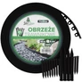 Kép 2/7 - Rugalmas gyepszegély 6 cm magas, 10 m + 20 db rögzítő