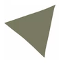 Kép 3/3 - Háromszög napvitorla, árnyékoló, UPF50+, 160g/m2, 3 x 3 m - olivazöld