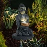 Kép 4/6 - Napelemes Buddha szobor LED lámpa, 25 cm