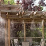 Kép 8/8 - Profi Rézfúvókás, 15 m-es párakapu, sprinkler öntözőköd, 8 db rézfúvókával