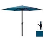 Kép 1/3 - Kitekerhető  napernyő, 3 m, kék