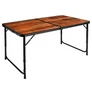 Kép 2/6 - Hordozható összecsukható kemping szett, 4 személyes, 120x 60 cm, (kempingasztal + 4 szék)