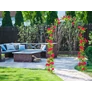 Kép 4/10 - Kerti fém virágfuttató pergola rózsához vagy kúszó növényekhez, 265 x 135 cm 