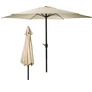 Kép 1/7 - Kitekerhető  napernyő, 3 m, krémszínű
