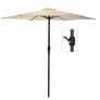 Kép 3/7 - Ambience Kitekerhető Napernyő, 3 m, 180g/m2, krémszínű