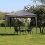 Kép 3/7 - ProGarden Easy-Up 3 x 3 m-es stabil acélvázas pavilon, hordtáskával, UPF30+, szürke