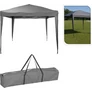 Kép 5/7 - ProGarden Easy-Up 3 x 3 m-es stabil acélvázas pavilon, hordtáskával, UPF30+, szürke