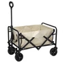 Kép 2/4 - RedCliffs Összecsukható kerti kocsi, 73*51*92 cm, 90 L, PVC kerekes