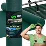 Kép 1/10 - Kerítés belátásgátló háló, 1,5 m x 25 m, zöld, 180 g, 95 %-os