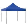 Kép 9/10 - Kerti rendezvény pavilon Easy-Up 3 x 3 m-es stabil acélvázas pavilon, 3 oldalfallal, kék