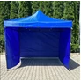 Kép 6/10 - Kerti rendezvény pavilon Easy-Up 3 x 3 m-es stabil acélvázas pavilon, 3 oldalfallal, kék