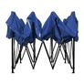 Kép 8/10 - Kerti rendezvény pavilon Easy-Up 3 x 3 m-es stabil acélvázas pavilon, 3 oldalfallal, kék