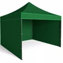 Kép 1/9 - Kerti rendezvény pavilon Easy-Up 3 x 3 m-es stabil acélvázas pavilon, 3 oldalfallal, zöld