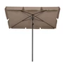 Kép 3/10 - Téglalap alakú dönthető Balkon napernyő, 200 x 130 cm, Beige, SDH521
