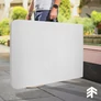 Kép 8/11 - Nagyméretű masszív Vendéglátó asztal lehajtható lábakkal és fogantyúval 180 x 74 x 68 cm