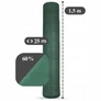 Kép 6/9 - Kerítés belátásgátló háló, 1,5 m x 25 m, zöld, 60 g/m2, 60 %-os