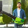Kép 5/14 - MasterBlow Elektromos levélfúvó - szívó, vákuumos levél aprító, 3500 W, 270 Km/h