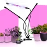 Kép 8/9 - 3 ágú LED-es USB-s vörös és kék színű lámpa palánták neveléséhez, 9 fényerősséggel, 30W, IP54