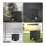 Kép 2/5 - Mauser UV álló IBC tartályfedél 1000L 120 x 100 x 116 cm fekete AT
