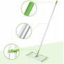 Kép 1/8 - GardenLine Gyeptalaj szintező egyengető gereblye 164 x 60 5 × 25 5 cm masszív erős kivitel