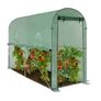 Kép 9/9 - GardenLine XXL palántázó paradicsom nevelő fóliasátor készlet felhajtható oldalfallal 3 × 1 × 2 m 130 g/m²