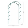 Kép 6/7 - GardenLine Rózsakapu rózsafuttató kerti kapu 240 x 140 cm
