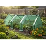 Kép 2/7 - GardenLine XXL palánta nevelő fóliasátor készlet 295 × 95 × 95 cm 130g/m2