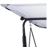 Kép 5/10 - ProGarden 3 személyes kerti hintaágy 175 x 110 x 151 cm világosszürke 230g/m2 max 300 kg terhelhetőséggel