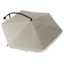 Kép 6/9 - Függő Gémes Kitekerhető Napernyő, 3,5 m, krémszínű, takaróponyvával, 230g/m2
