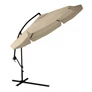 Kép 3/11 - Függő Gémes Kitekerhető Napernyő, 3,5 m, beige, takaróponyvával, 230g/m2