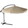 Kép 5/11 - Függő Gémes Kitekerhető Napernyő, 3,5 m, beige, takaróponyvával, 230g/m2