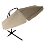 Kép 7/11 - Függő Gémes Kitekerhető Napernyő, 3,5 m, beige, takaróponyvával, 230g/m2