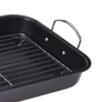 Kép 3/3 - Excellent Houseware grillrácsos sütőtepsi, tapadásmentes, 39x29x8 cm
