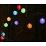 Kép 4/5 - Napelemes party lampion Led fényfüzér, 2,7 m