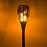 Kép 4/6 - Láng mintás napelemes kerti lámpa, 7,5 x 48 cm