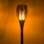 Kép 4/6 - Láng mintás napelemes kerti lámpa, 7,5 x 48 cm