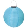 Kép 2/4 - Nagyméretű Napelemes Party LED Lampion, 40 cm, világoskék, 1 db