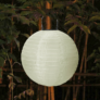 Kép 2/3 - Nagyméretű Napelemes Party LED Lampion, 40 cm, mentazöld, 1 db