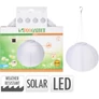 Kép 6/6 - Napelemes XL Party LED Lampion, 28 cm, fehér, 1 db