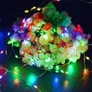 Kép 2/5 - 100 micro LED-es  elemes dekor fényfüzér, tündérfény, színes, 5 m
