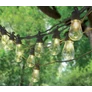 Kép 3/11 - 20 LED-es kerti lampafüzér, teraszvilágítás, időjárásálló IP44, 12 m - meleg fehér