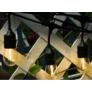 Kép 4/6 - 10 LED-es kerti Edison lámpafüzér, hangulatvilágítás, időjárásálló IP44, 9,5 m - meleg fehér