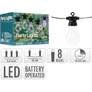 Kép 5/5 - 40 LED-es elemes 8  gömb party fényfüzér, időzíthető, meleg fehér, 6,5 m
