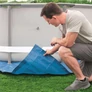 Kép 4/5 - 274 x 274 cm Bestway 58000 medence alátét, védőszőnyeg