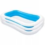 Kép 2/5 - Intex Family Pool Felfújható medence nagy téglalap alakú kerti családi medence gyerekeknek, 262 x 175 x 56 cm