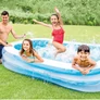 Kép 3/5 - Intex Family Pool Felfújható medence nagy téglalap alakú kerti családi medence gyerekeknek, 262 x 175 x 56 cm