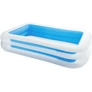 Kép 1/5 - Intex Family Pool Felfújható medence nagy téglalap alakú kerti családi medence gyerekeknek, 262 x 175 x 56 cm